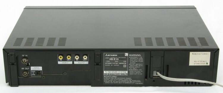 Mitsubishi Hs-E10 - Video Equipment Collection - Oldvcr